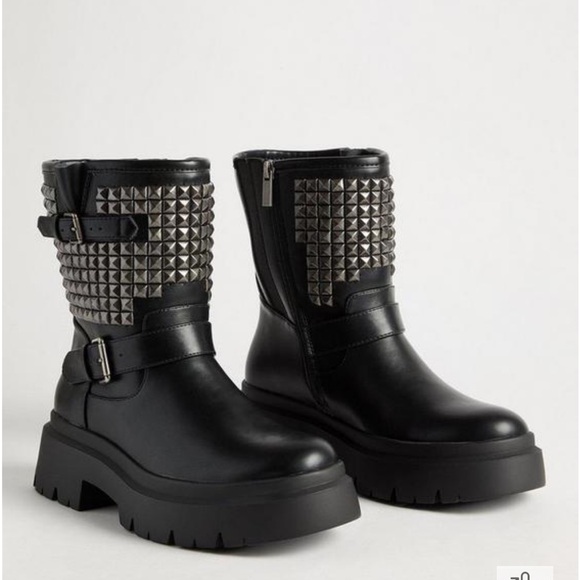 torrid Shoes - Torrid studded moto bootie